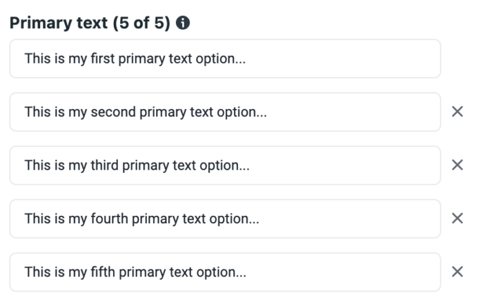 Primary Text Variations